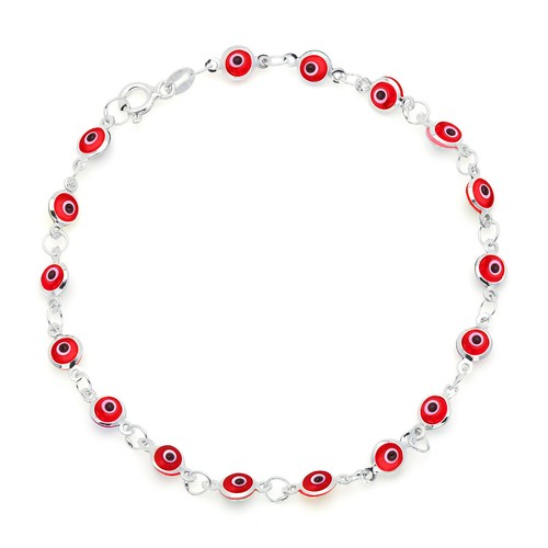 Red evil eye - beads, on